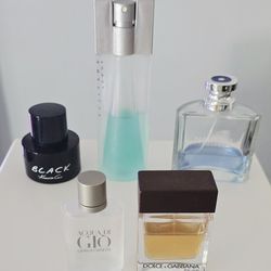 5 Used Men's Cologne Fragrances