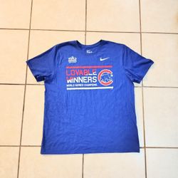 Mens Nike Chicago Cubs World Series Shirt
