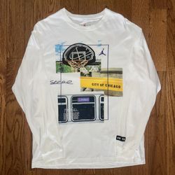 City of Chicago Play Ball Liden Stop Jordan Unite LS Shirt Size Medium