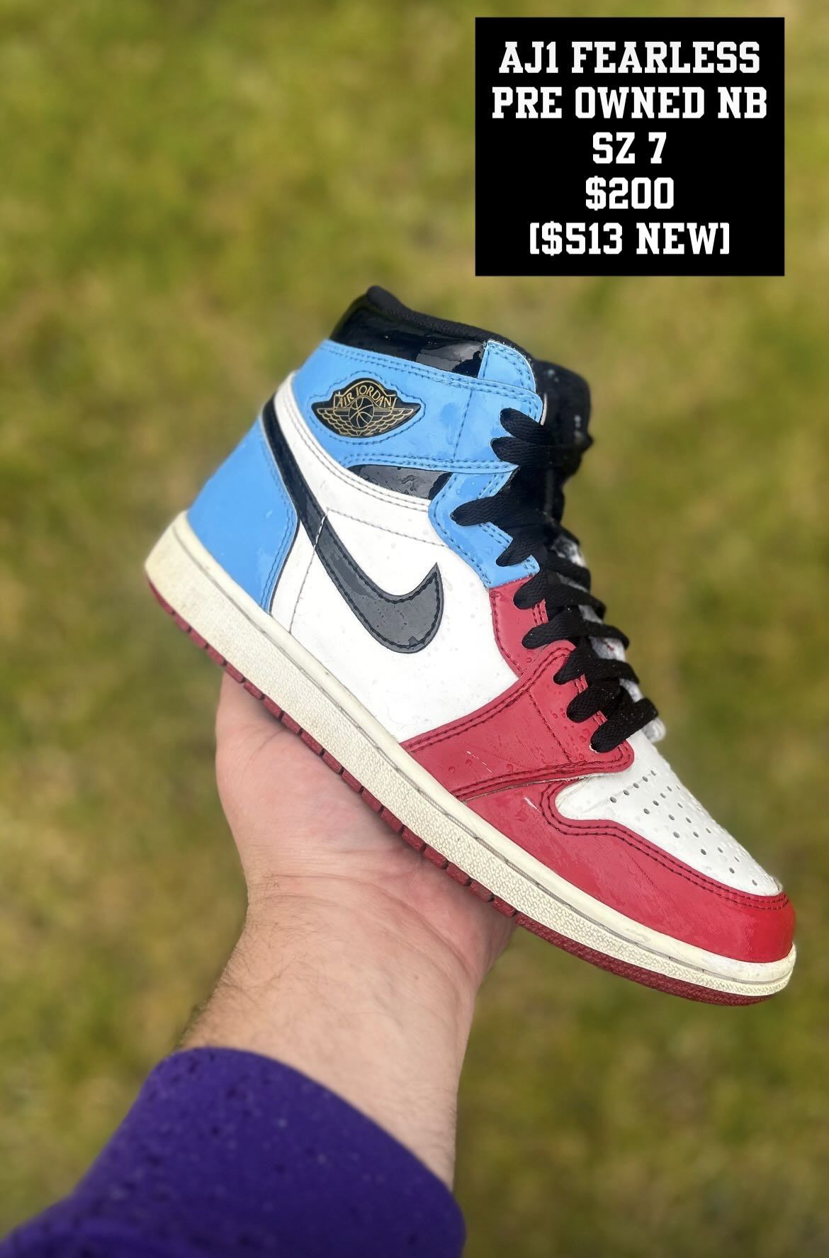 Jordan 1 Fearless Size 7