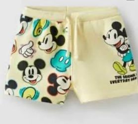 NEW ZARA kids Disney Mickey Mouse shorts 4T - 5T