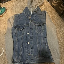 Levi Hooded Jean Jacket