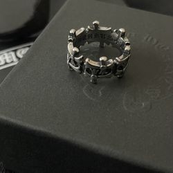 Chrome Hearts Double Cross Ring