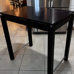 Dark Brown High Dining Table