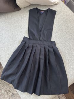 French Toast Size 10 Girls Black Dress Jumper 