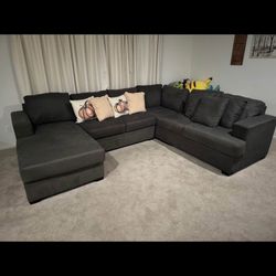 Gray Sectional couch
