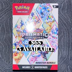Pokemon Prismatic Booster Bundle