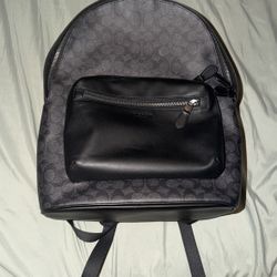 Coach Leather Backpack
