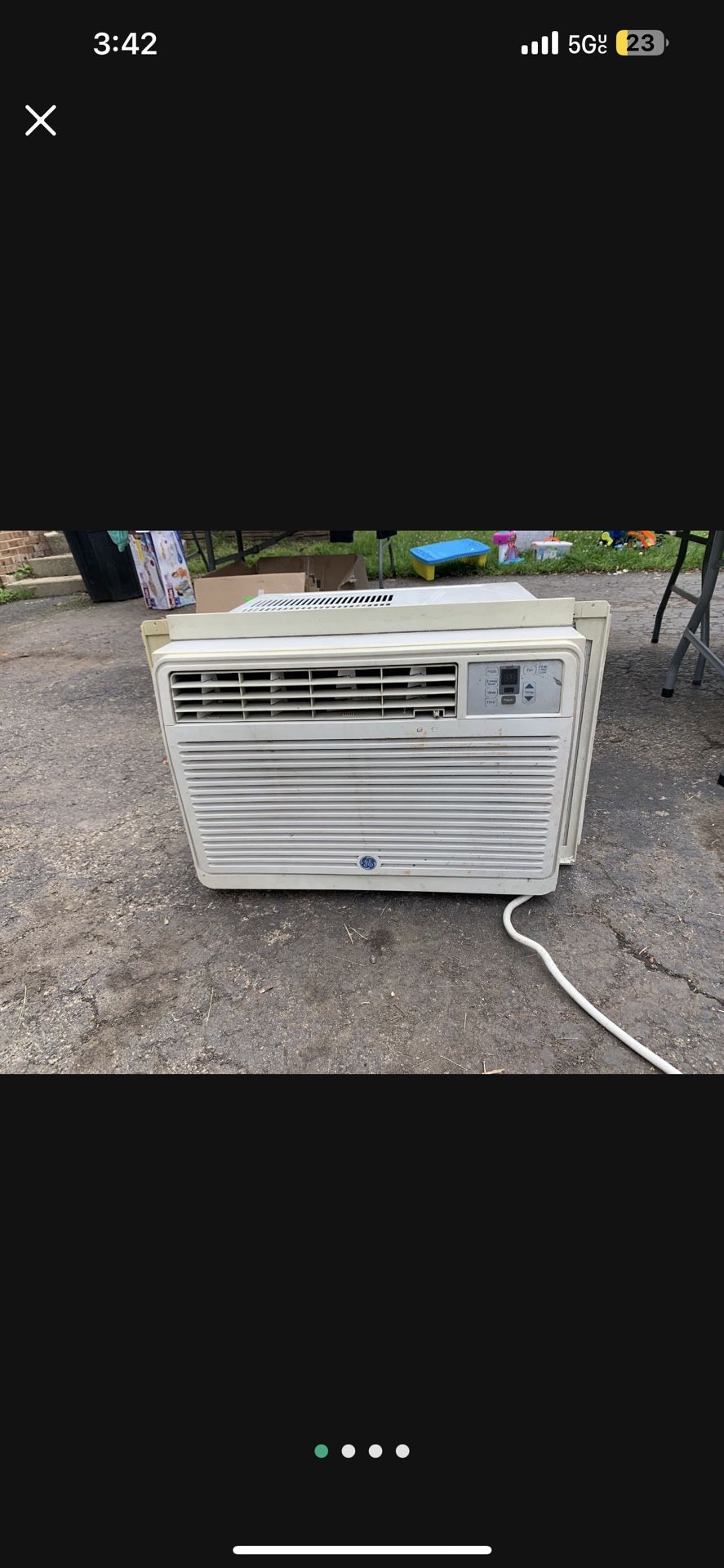 GE 27,600 BTU Window AC 220v
