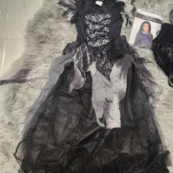 Girls Bloody Bride Halloween Costume 