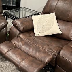 2 Leather Couches