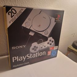 SONY PLAYSTATION 1 CLASSIC MINI BRAND NEW FACTORY SEALED 20 GAMES 