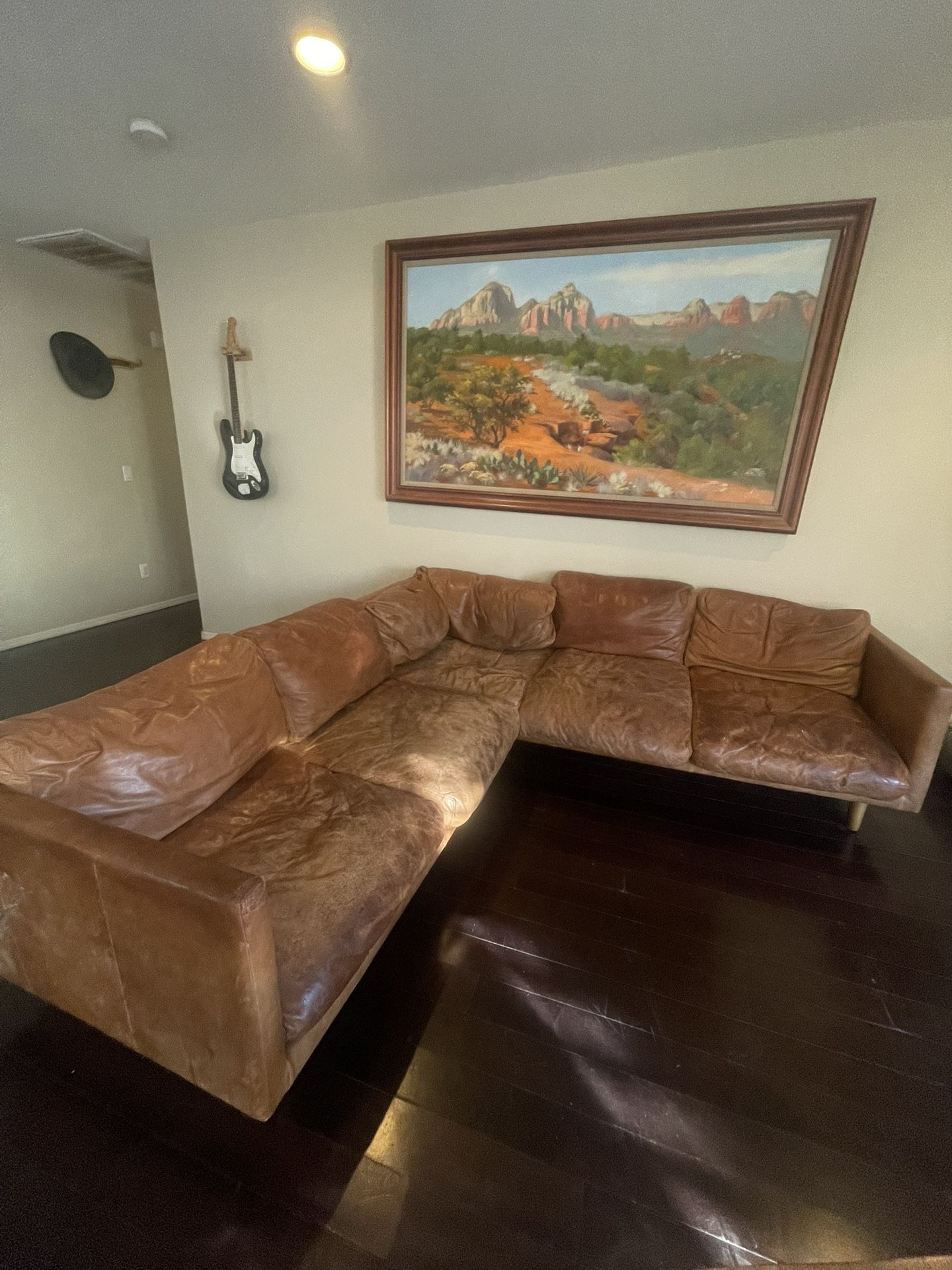 Leather Couch 