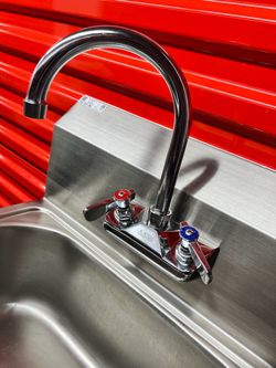 Stainless Steel Commercial Sink with Faucet