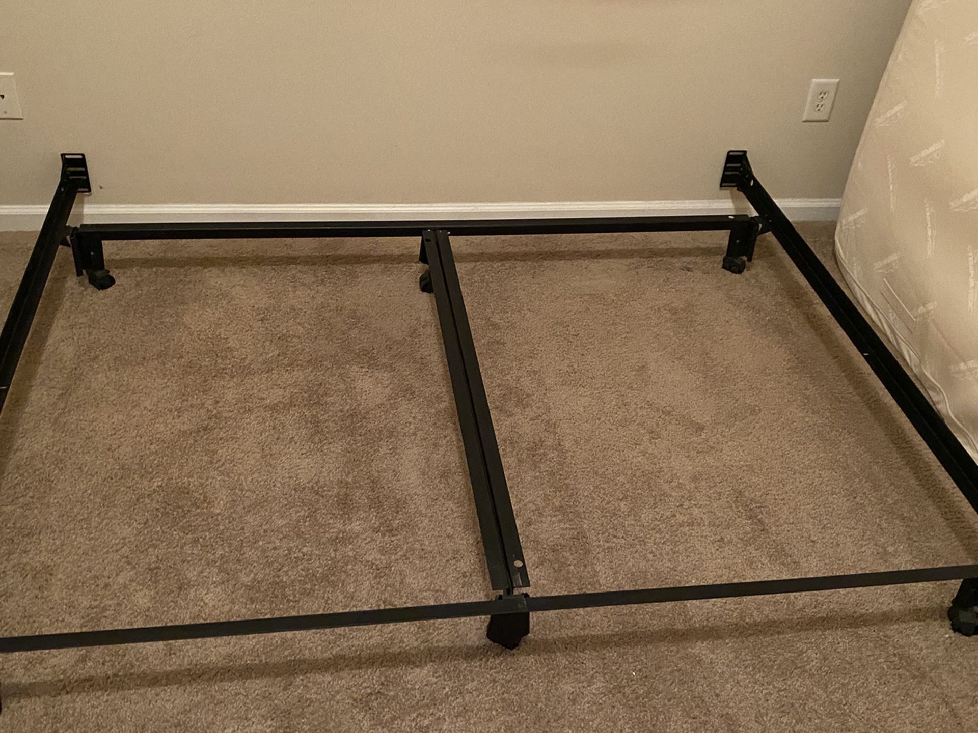 King Size Metal Frame And Box Spring