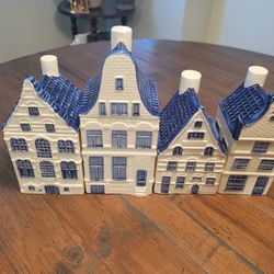 Vintage Blue Delft Canister Set Unique Set