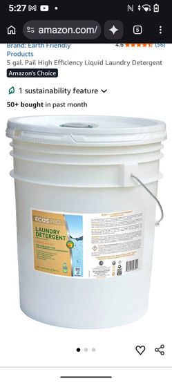 Laundry detergent 5 gal bucket