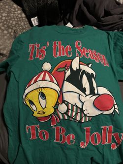 Vintage Looney Tunes Xmas Sleep shirt 