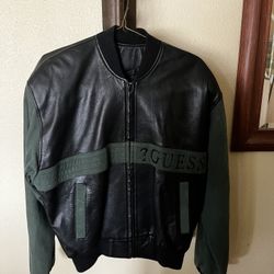 Vintage Guess Leather Jacket