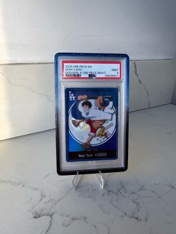 PSA 9 Dodgers Luffy Don One Piece Night Promo
