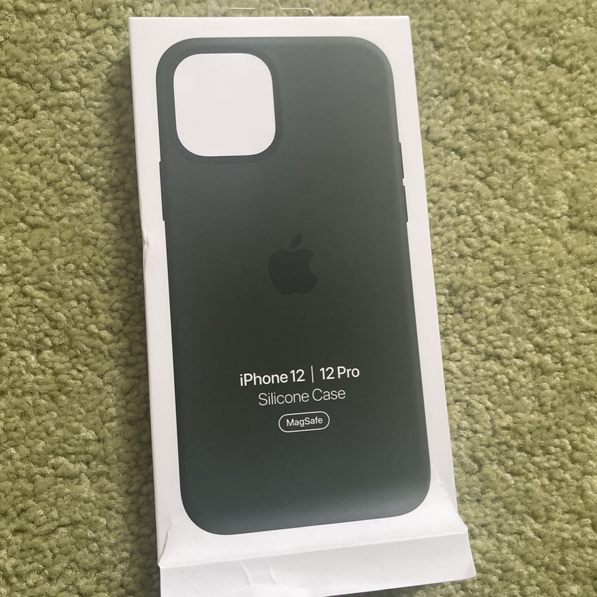 iPhone 12 Or 12 Pro Case Silicone Case Dark Forest Green