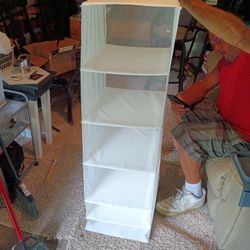 Stand Up Closet Shelving Ten Dollars