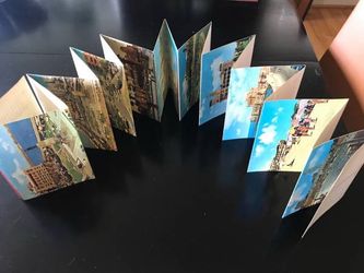 Vintage 1976 Folding Pack of 20 Postcards of Alexandria Egypt