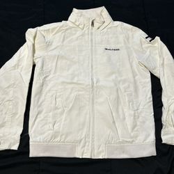 Tommy Hilfiger Kids Jacket (L 12/14) | Classic White Windbreaker | Great Condition