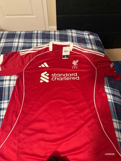 adidas Liverpool 2025/26 Home Soccer Jersey Shirt Men's Large JV6423