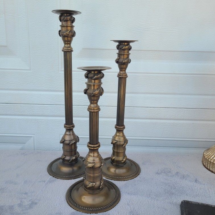 Brass Candleholders