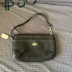 Black Coach Wristlet/Wallet