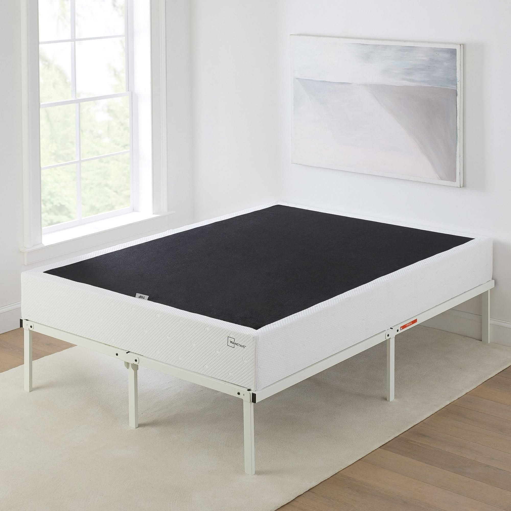 Mainstays 9 Queen High Profile Easy Assembly Smart Metal Box Spring