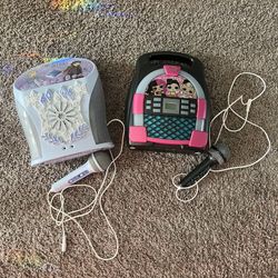 Frozen And LOL Surprise, Karaoke Machines