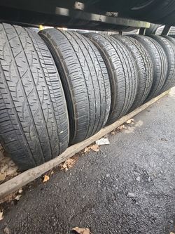 235 55 19 (4) HIGH TREAD all season used tires FIRESTONE free installation