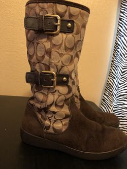 Coach boots size 5.5