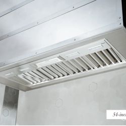 Thermador Professional Series  VCIN48GWS 48 Inch Custom Insert Smart Range Hood with 4-Speed, Blower Sold Separately, Touch Control, LED Lighting, Baf