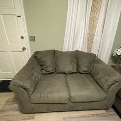 Olive Green Couch 