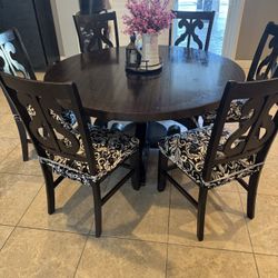 Dining Table With 6 Chairs 