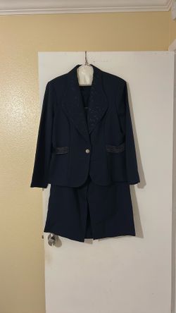 Jacket and skirt suit Dark Blue