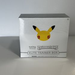 Pokemon 25th Anniversary Celebration Elite Trainer Box  (Sealed)