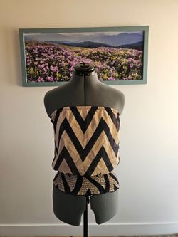 Tube top blouse