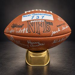 Vintage Boeing 737 Next Generation Signed Football 1(contact info removed)