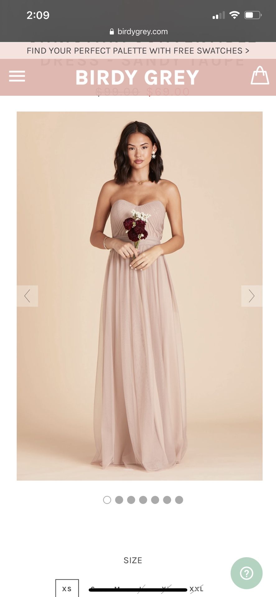 Mauve Bridesmaid Dress