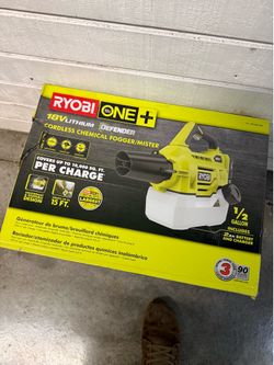 Ryobi - 18V Lithium - Cordless Chemical Fogger/Mister