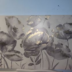 Gray And Gold Portrait 