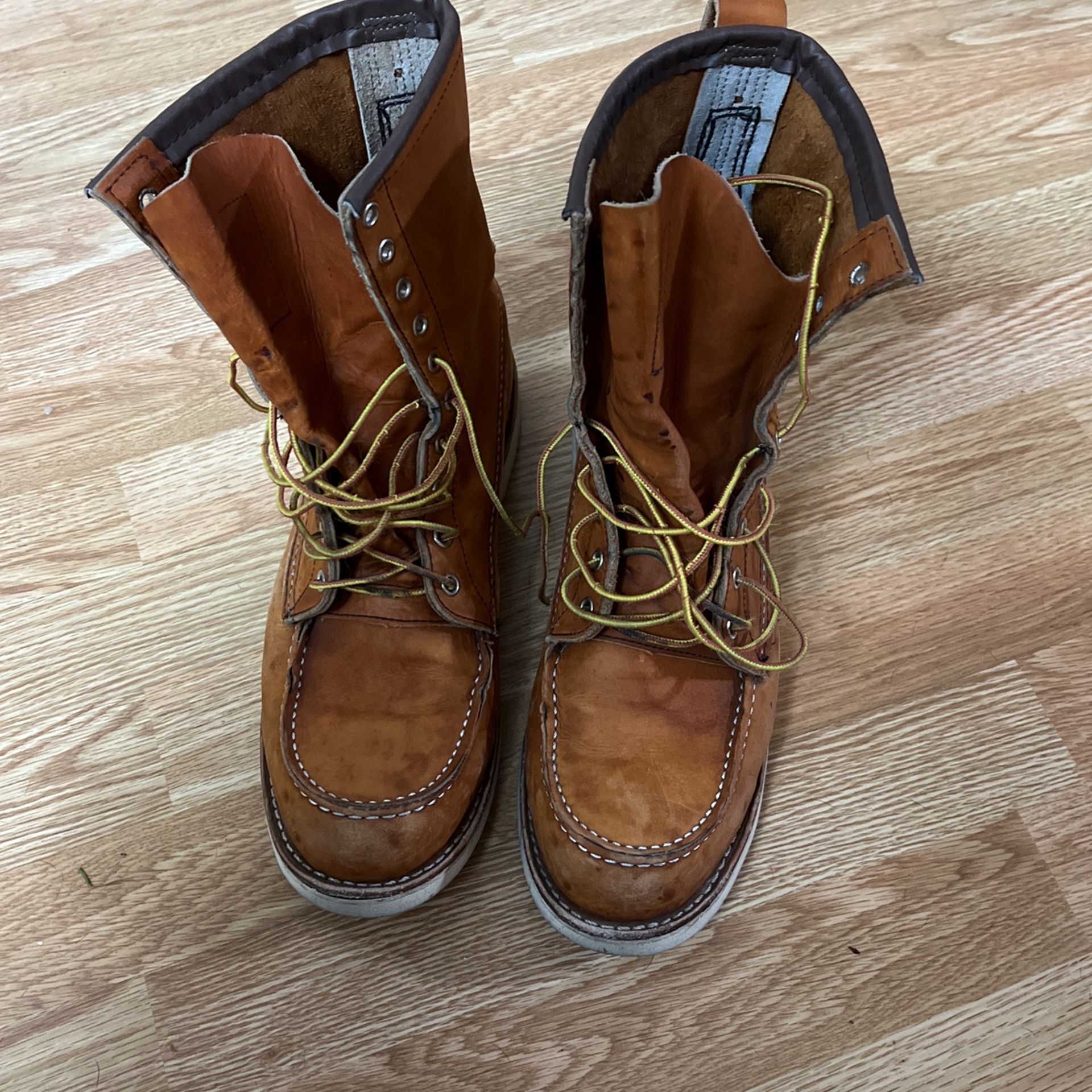 Red Wing Moc Toe Boots