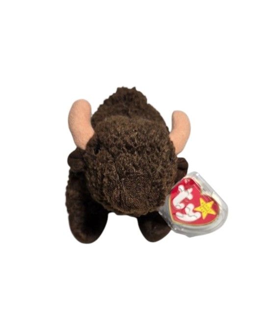 Ty Beanie Baby Roam the Buffalo Plush 1998 with Errors Stuffed Animal Rare Vtg