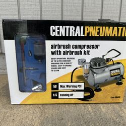 Airbrush Compressor with Airbrush Kit