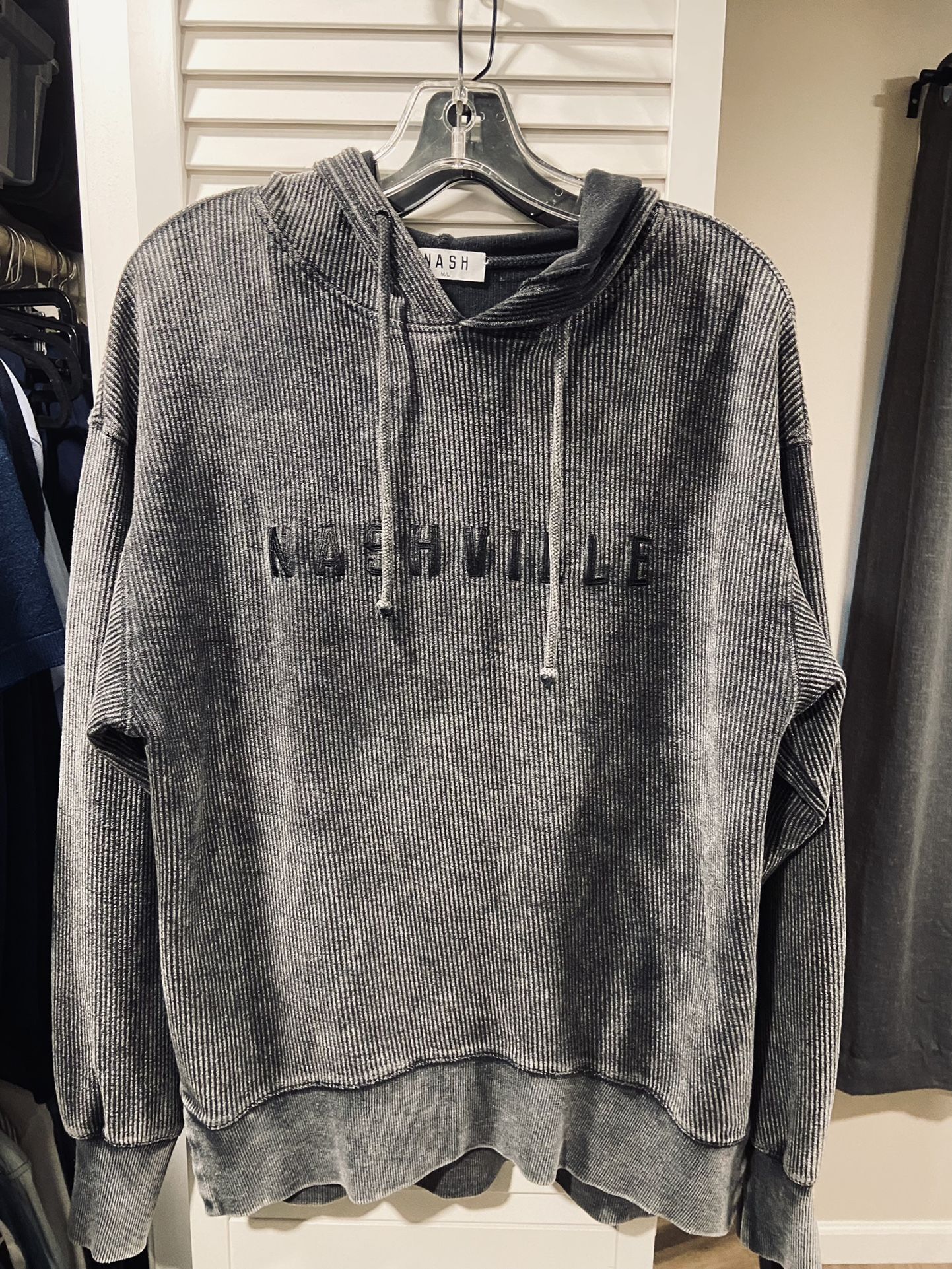 Nashville Ribbed Ladies Sweatshirt