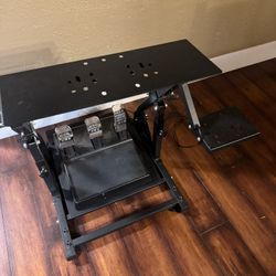 Racing Wheel Stand With Pedal Set